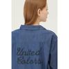 Benetton Denim Shirt Blouse Babl93431