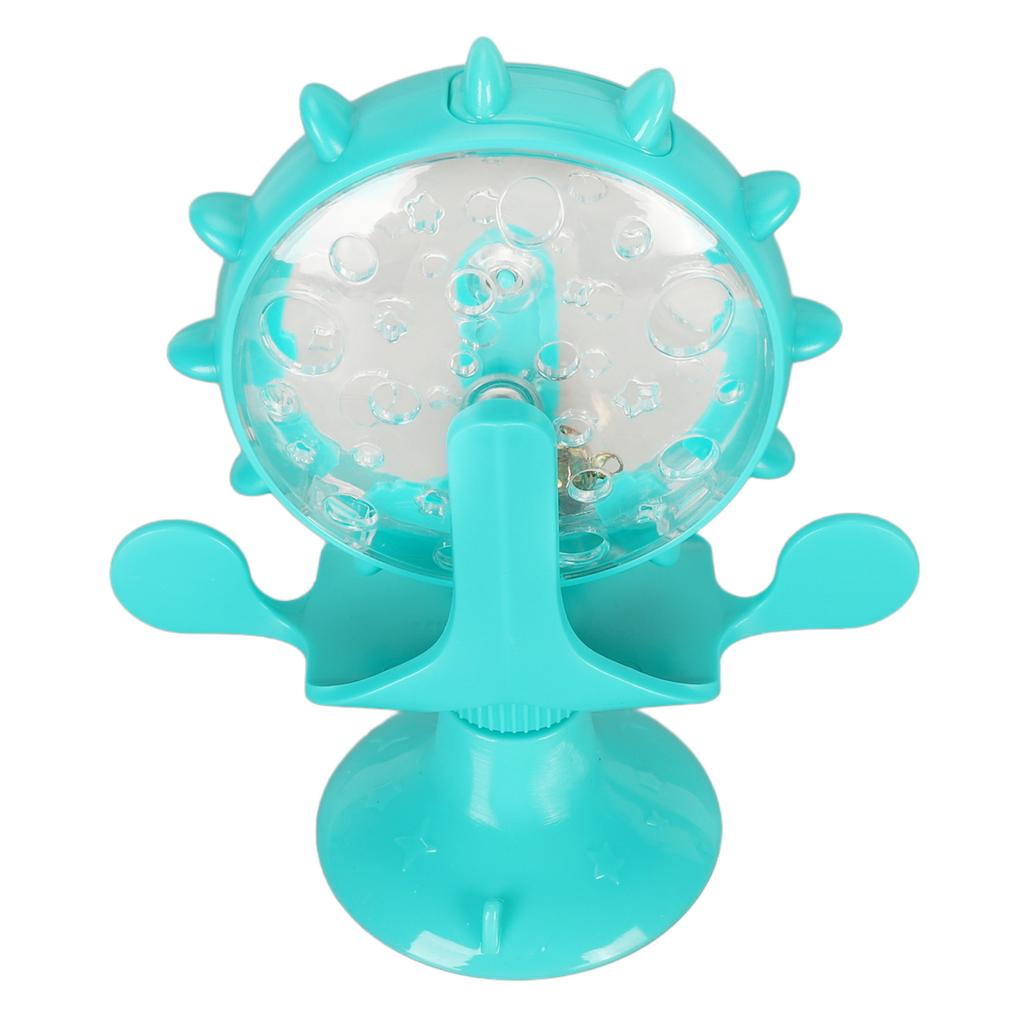 Cat Slow Feeder Round Windmill Shape Pet Slow Food Treat Toy Food Treats Dispenser Toy for Cats and