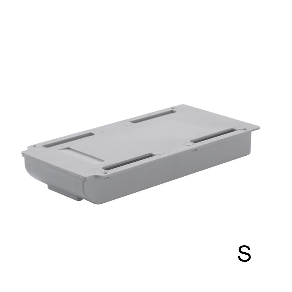 Стеллаж для хранения Самоклеящийся лоток для карандашей Стол ящик для хранения Органайзер Коробка под столом Самоклеящаяся подставка под ящик для хранения