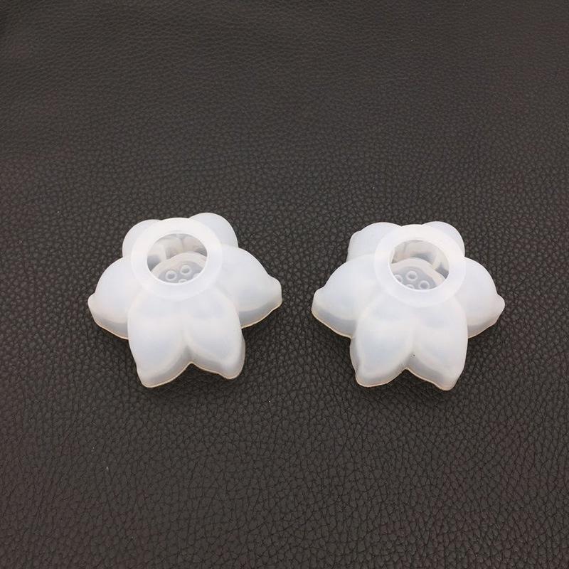 Прозрачная силиконовая форма для сушеных цветов, смола, декоративное ремесло, сделай сам, трехмерная форма лотоса, формы из эпоксидной смолы для ювелирных изделий