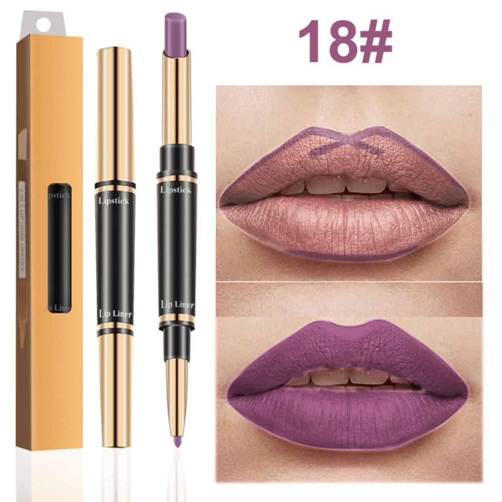 MKKRONTA Double-ended Waterproof Non-removal Lip Liner