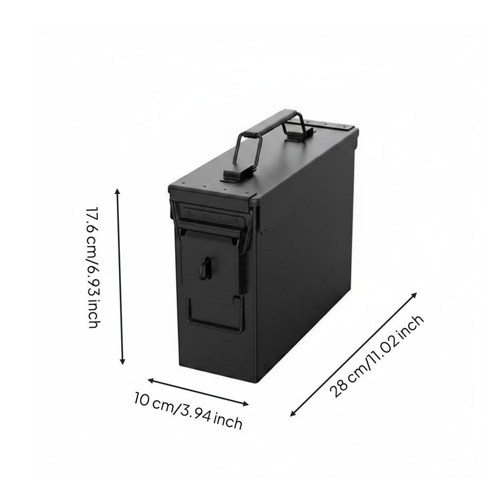 Heavy Duty Tool Box Rust Resistant Portable Storage for Outdoor