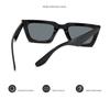 Sun-Protective Driving Glasses Punk Black Shades Glasses Square Frame Sunglasses  for Women Men