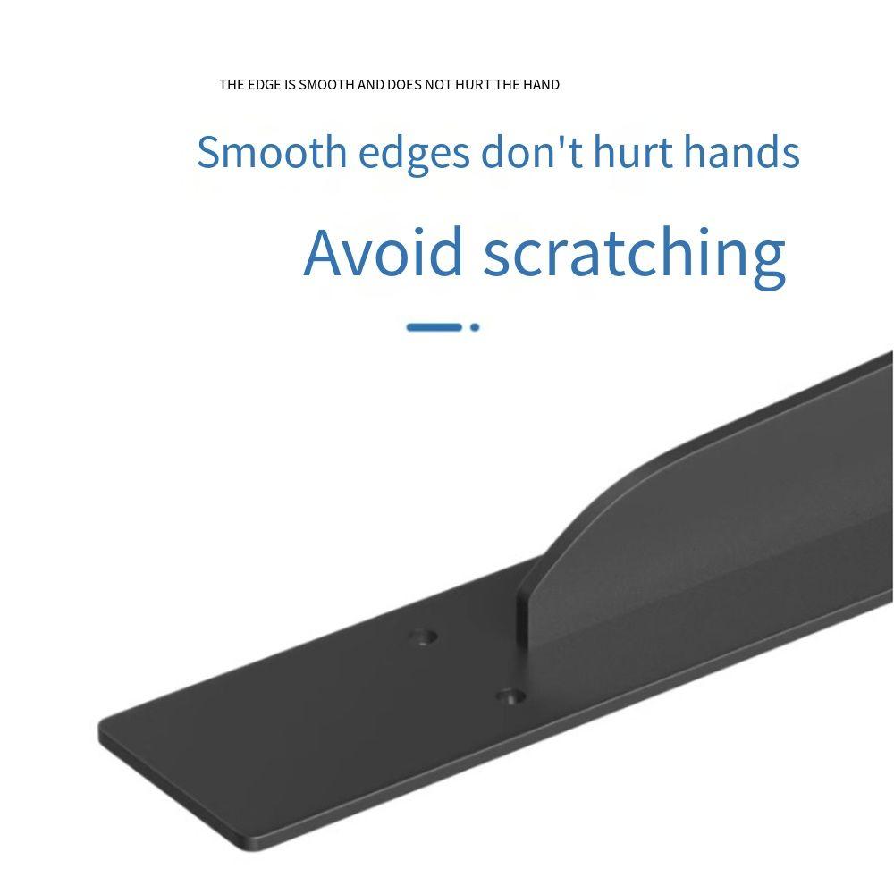 6-18IN Floating Shelf Brackets Heavy Duty Partition Rack Wall Shelf TV Cabinet