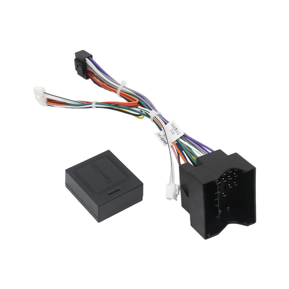 For Ford Mondeo 07-10/Focus 07-11/C-MAX 07-10 Car Stereo Audio 16PIN Android Power Wiring Harness Cable Adapter With Canbus Box