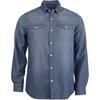 Mens Long Sleeve Casual Denim Shirt