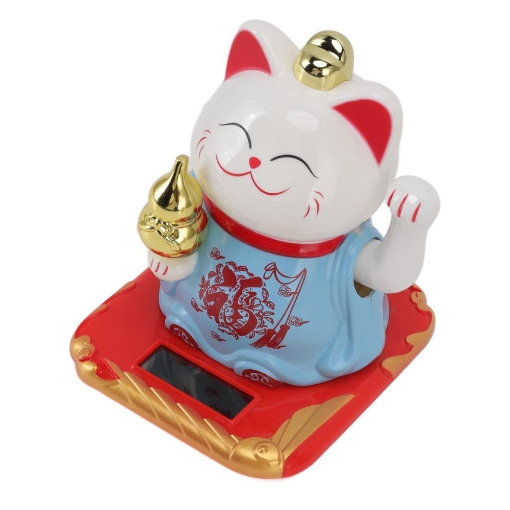 4.13x3.74x3.27in Chinese Fortune Cat Ornament Desktop Auspicious Decor  Window Embellishment