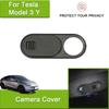 Накладка на камеру для Tesla Model 3 Y 2026 2026 2026 Крышка внутренней камеры автомобиля Наклейка-защита конфиденциальности веб-камеры автомобиля Аксессуары