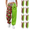 Детская мода, рождественские свободные талии, однотонные повседневные спортивные штаны для отдыха
