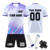 Personalised Shirts Kit Mens Girls With Name Number Custom Football Jerseys For Boys Training Suit