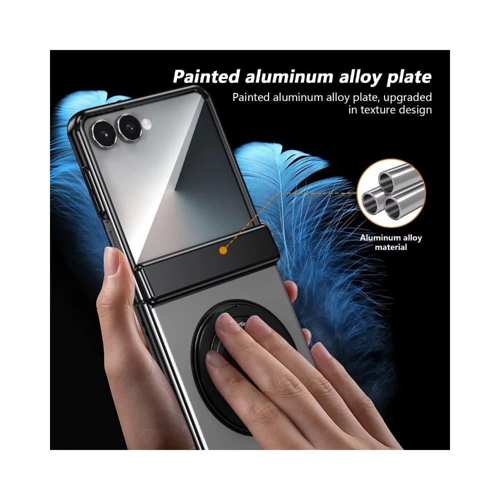 Вращающийся на 360 градусов магнитный держатель-кольцо чехол для телефона для Samsung Galaxy Z Flip 7 FE 6 5 4 3 беспроводная зарядка защита шарнира крышка для защиты экрана