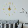 Creative Luminous Silent Clock, Diy Wall Clock for Living Room and Bedroom, No Need for Drilling, Acrylic Wall Sticker Clock