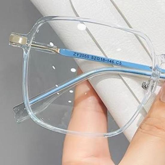 Очки с блокировкой синего света, унисекс, большая оправа, четкий обзор, прочные шарниры, прозрачные с полями, защита глаз, прозрачные очки с синим светом