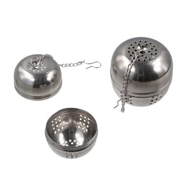 Нержавеющая сталь Овальный фильтр для заваривания чая Шарик для приправ Подвесной фильтр для протечки чая Креативный фильтрующий теннисный мяч Кухонный гаджет