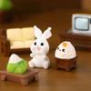 Resin Crafts Cute Zongzi Miniatures Handmade Micro Landscape Ornaments  Bonsai Decor