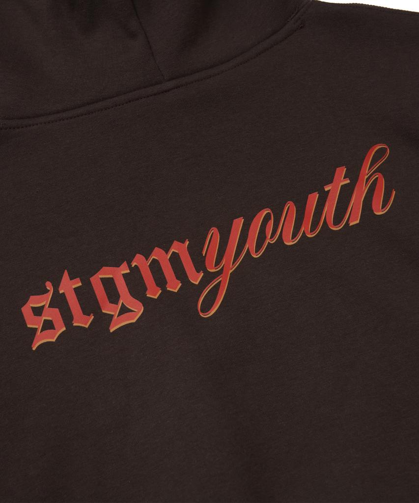 [Stgm Youth] Худи с логотипом Коричневый