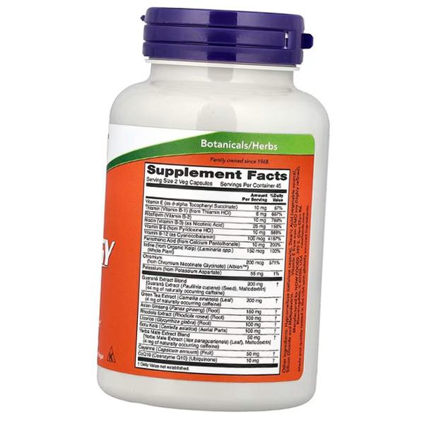Энергия, Energy, Now Foods 90вегкапс (71128151)
