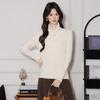 Женский базовый вязаный свитер с высоким воротом Taluoman