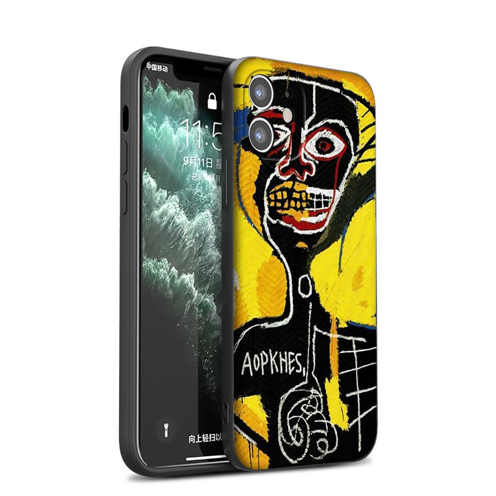 GX103 Жан-Мишель Баския, мягкий силиконовый чехол для iPhone 13 12 Mini 11 Pro XS Max XR X 8 7 6 6S Plus 5 5S SE 2020