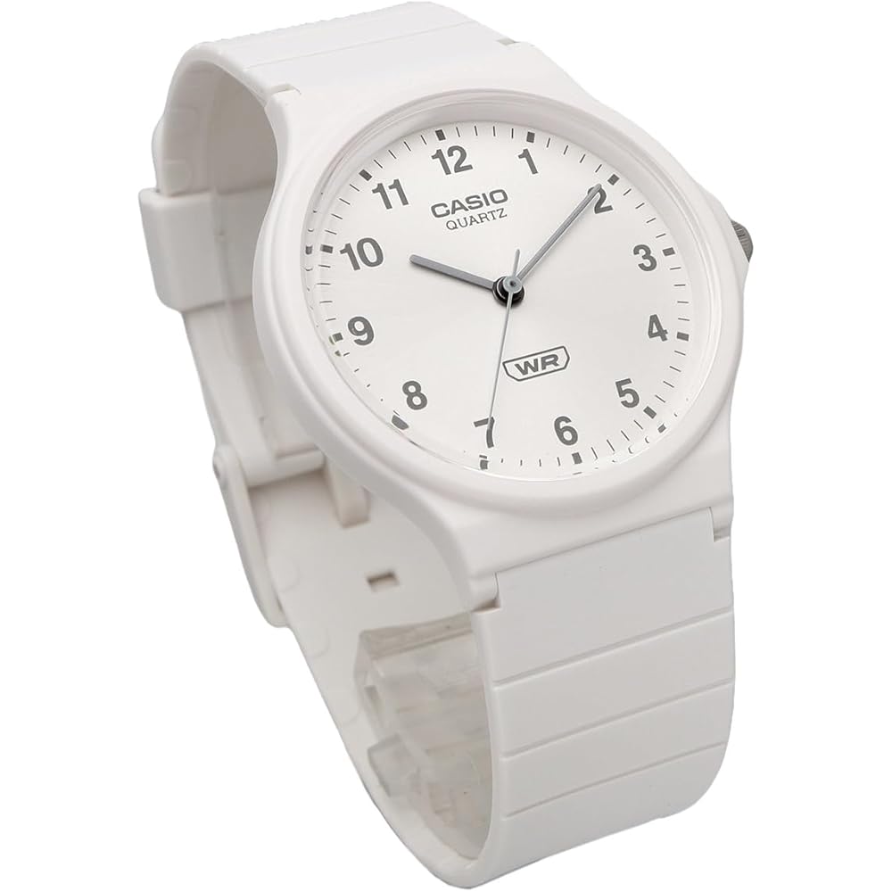 [Casio] CASIO Analog Watch, Cheap Casio MQ-24B-7B, Biomass Plastic Band, Unisex, White, Overseas Model [Parallel Import]