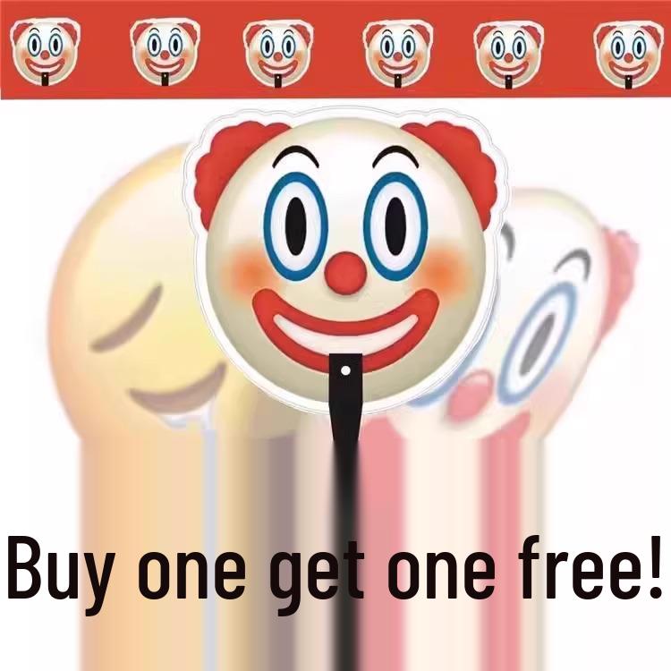 Прочная летняя маска-веер клоуна: Портативный, Веселый Стиль ДЖОКЕРА для Студентов