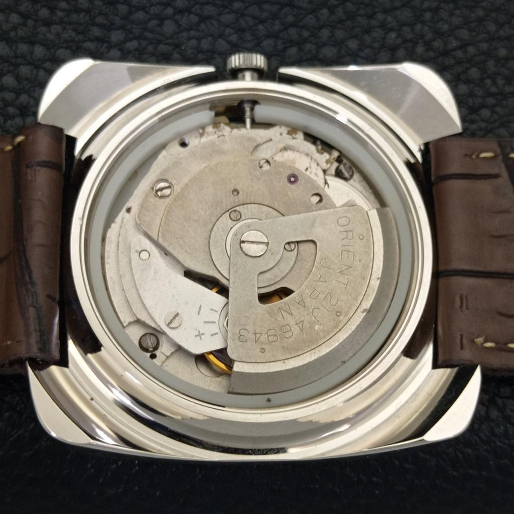 Б/У ВИНТАЖНЫЕ МУЖСКИЕ АВТОМАТИЧЕСКИЕ ЧАСЫ ORIENT 46943 ЯПОНИЯ С ЗЕЛЕНЫМ ЦИФЕРБЛАТОМ a702211-5 R123-a702211