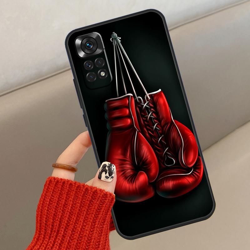 I Love Boxing Case For Xiaomi Redmi Note 13 12 11 10 14 15 Pro Plus Cover For Redmi 15C 14C 10C 12C 13C 15