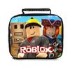 Ручная термосумка для ланча Roblox для студентов, из прочного ПВХ, с вместительным дизайном