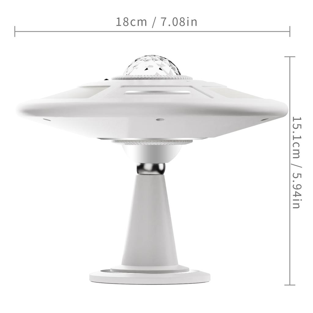 Star Projector Light Party Atmosphere Lamp Bedroom Ambient Night Light Starry Nebula Ceiling LED