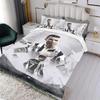 Football Star Ronaldo Bedding Set Duvet Cover 2/3 Piece Set Single Double Bedroom Decoration Lightweight Comfortable Soft 3D