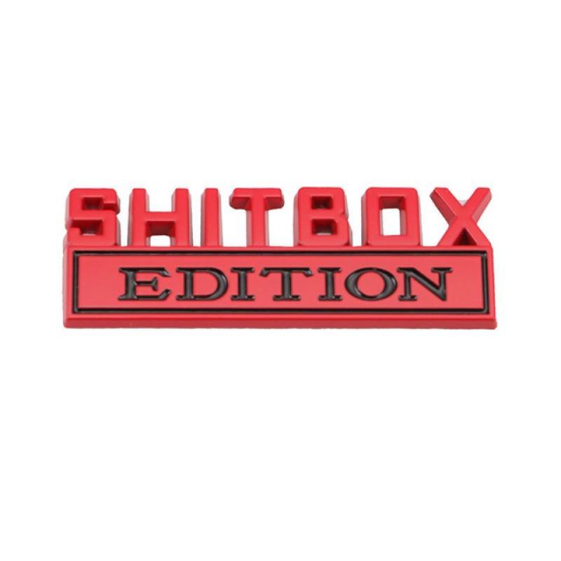 Наклейка на автомобиль металлическая SHITBOX Edition значок эмблема передняя решетка капота для Ford F150 F250 F350