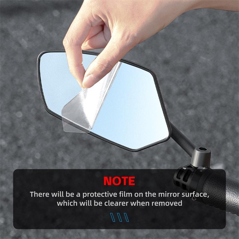 WEST BIKING HD Bicycle Rearview Mirror 360° Rotatable Back Sight Reflector Safety Clear Scooter MTB Road Bike Handlebar Mirrors