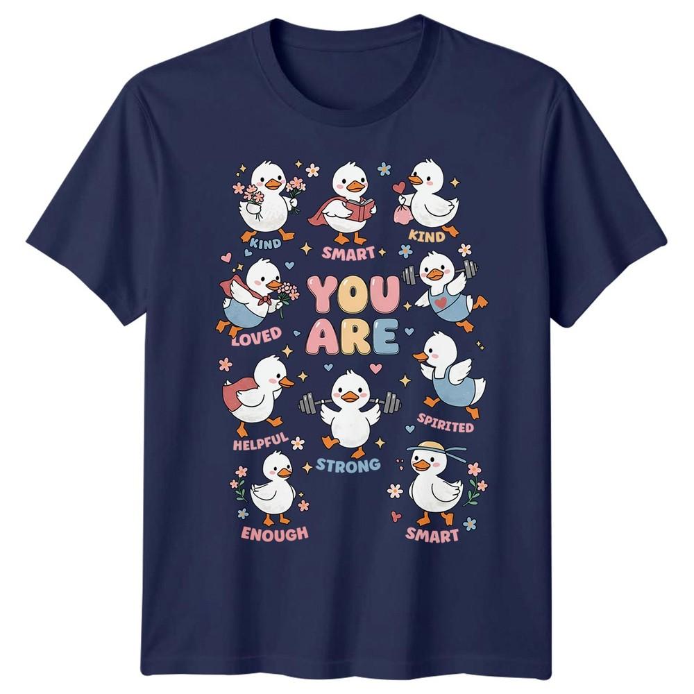 Silly Duck You Are Kind TShirt School Teacher Affirmation Funny Unisex Unisex Top