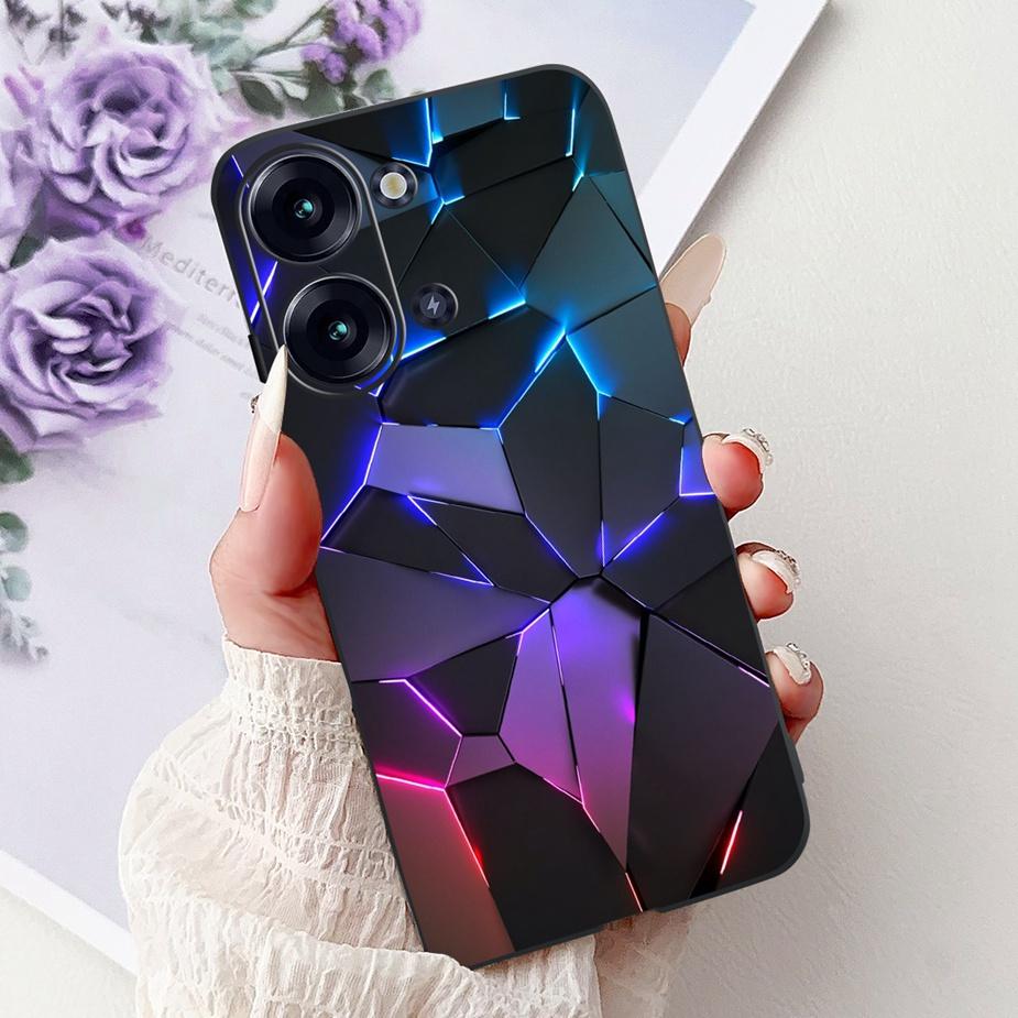 Чехол для Itel P40 Plus P683L Милый Кот Счастливая Рыба Кои Расписная Крышка Мягкий Силиконовый Чехол для Телефона Для Itel P40 P 40 P662L ItelP40 P40+ Сумки