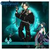 Genshin Xiao Impact Cosplay Costume Daily Work Clothes Uniform Party Black Suit
