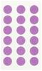Наклейки STALOGY Круглые Розовые S2028, 16 мм, Фиолетовые,