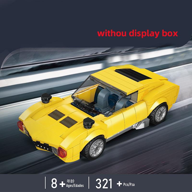 Технический Moc Car City Speed Champion Спортивный гоночный автомобиль Строительные блоки Кирпич Обучающие конструкторы Игрушки