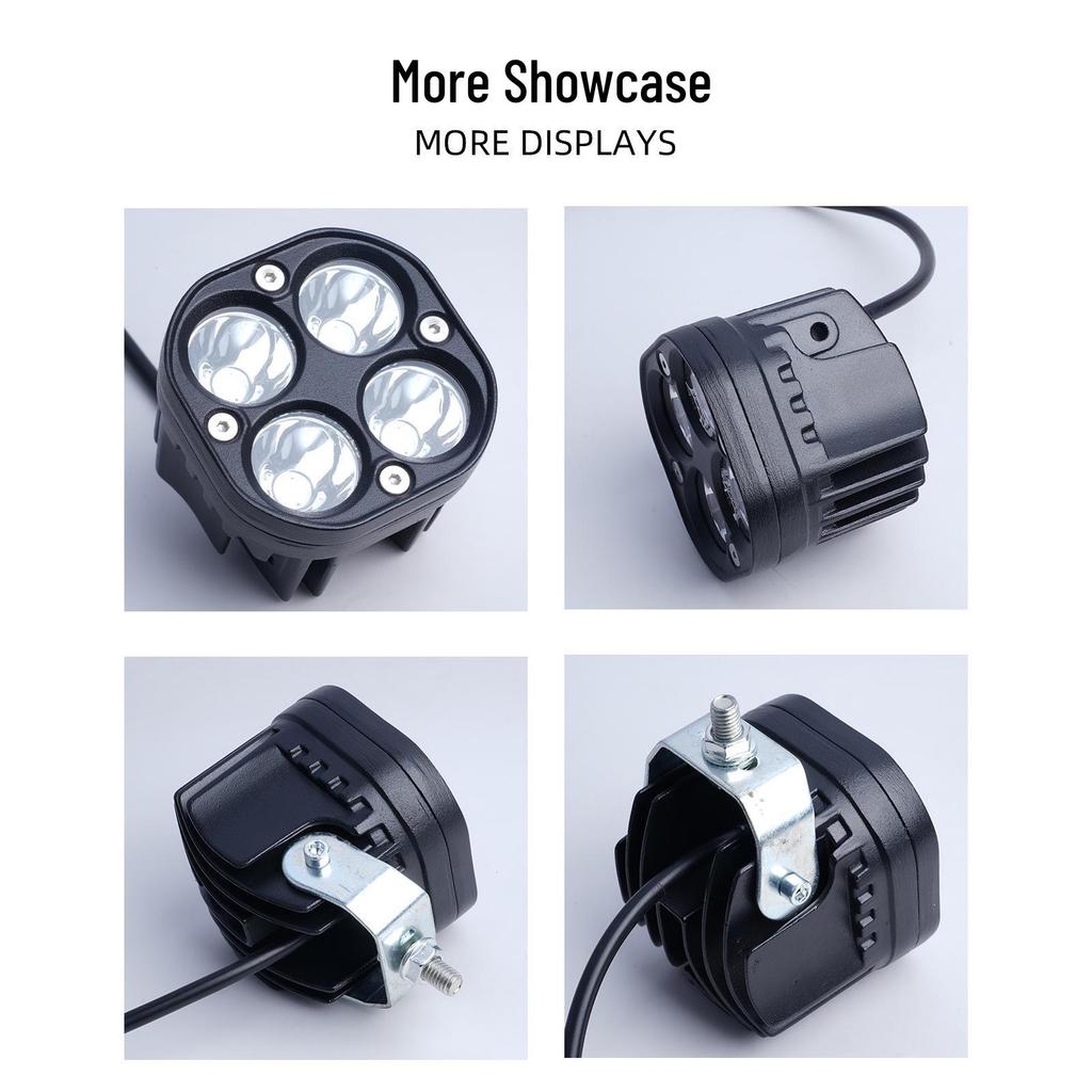 Cross-border Motorcycle Dual-Beam Super Bright LED Owl Headlight