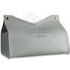 COLORBIRD Faux Leather Tissue Case, Sunshine LT1, Stylish Scandinavian Interior Design for Wet Wipes and Paper Towels (Unicorn Gray)
