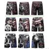 Кикбоксинг ММА Муай Тай Бокс Фитнес Шорты Принт Боевые Искусства Бои Быстросохнущие Эластичная Талия Тренировочные Штаны Унисекс Мужские Женские Бои UFC