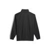 Adidas Originals Trefoil Contrast Stripes Stand Collar Long Sleeve Jacket Unisex Jacket Black IJ0958