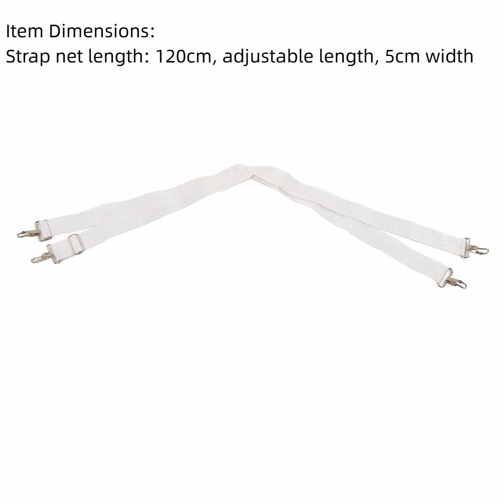 Adjustable Length Double Shoulder Strap Cross Sling Marching Bass Drum Strap For Marching Bands