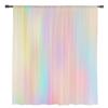 Радужные розовые шторы из тюля Morning Glow для гостиной, кухни, украшения, шифоновые шторы на окна, вуаль, прозрачная занавеска