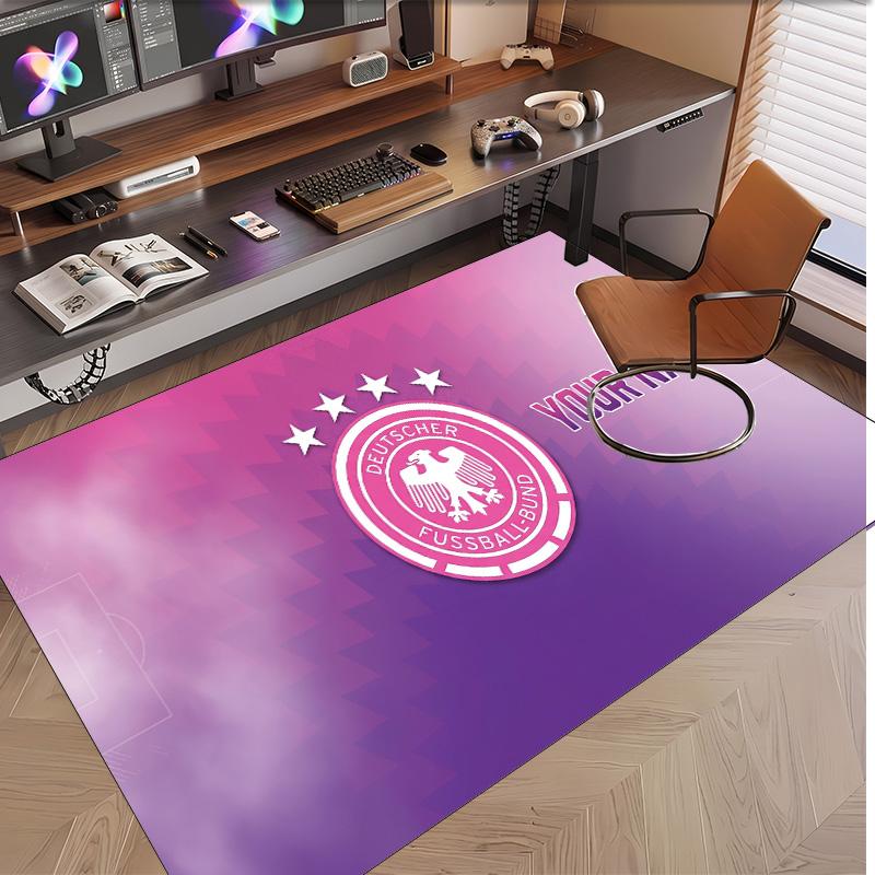 Personalized Crystal Velvet Carpet Germany national football team Pattern Non Slip Floor Rug