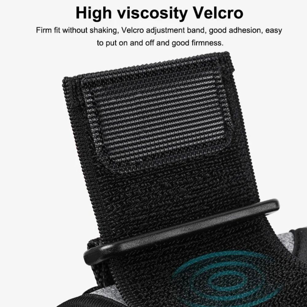 Large Capacity Running Phone Bags Three Pockets Mobile Phone Arm Bag Arm Band Pouch Outdoor Sports