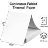 200 листов бумаги для термопринтера 8,5 x 11 дюймов в сложенном виде, формат US Letter, подходит для большинства портативных термопринтеров, таких как IOO.. Мун