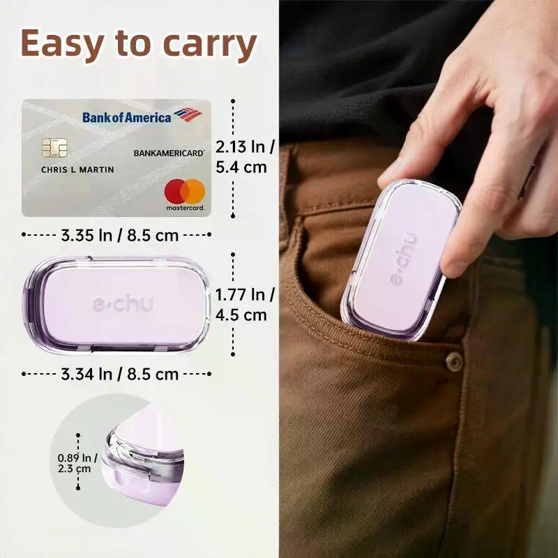 3in1// Divider Organizer Portable Medicine Cutter Precise Cutting Into Half Third Quarter Drug Tablet Splitting Pills