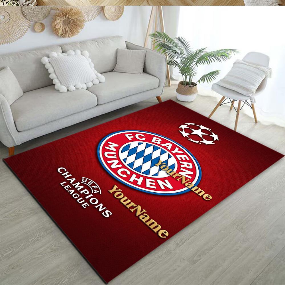 Fc Bayern München 41 Customizable Name Area Rug Suitable for Kitchen Outdoor Hallway Foyer Anti-slip Rug Decorate Offices