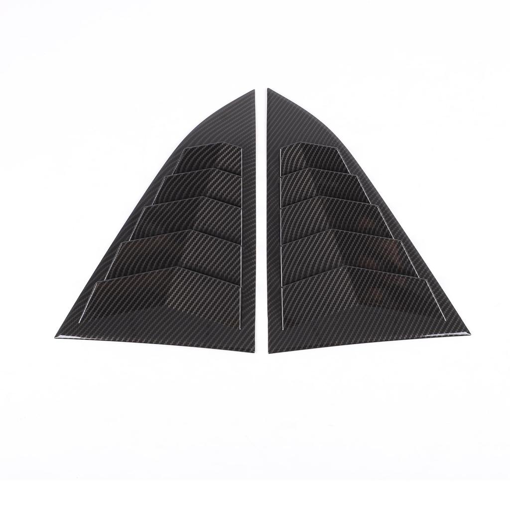 Hcilloend Rear Side Window Louver Covers for Nissan Fairlady Z Shutter Side Vent Rear Window Shutter Easy Adhesive Decorative Exterior Custom Car Set