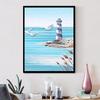 5D DIY Diamond Painting Sea & Lighthouse Rhinestone Cross Stitch Kits Handmade Embroider Crafts for Child